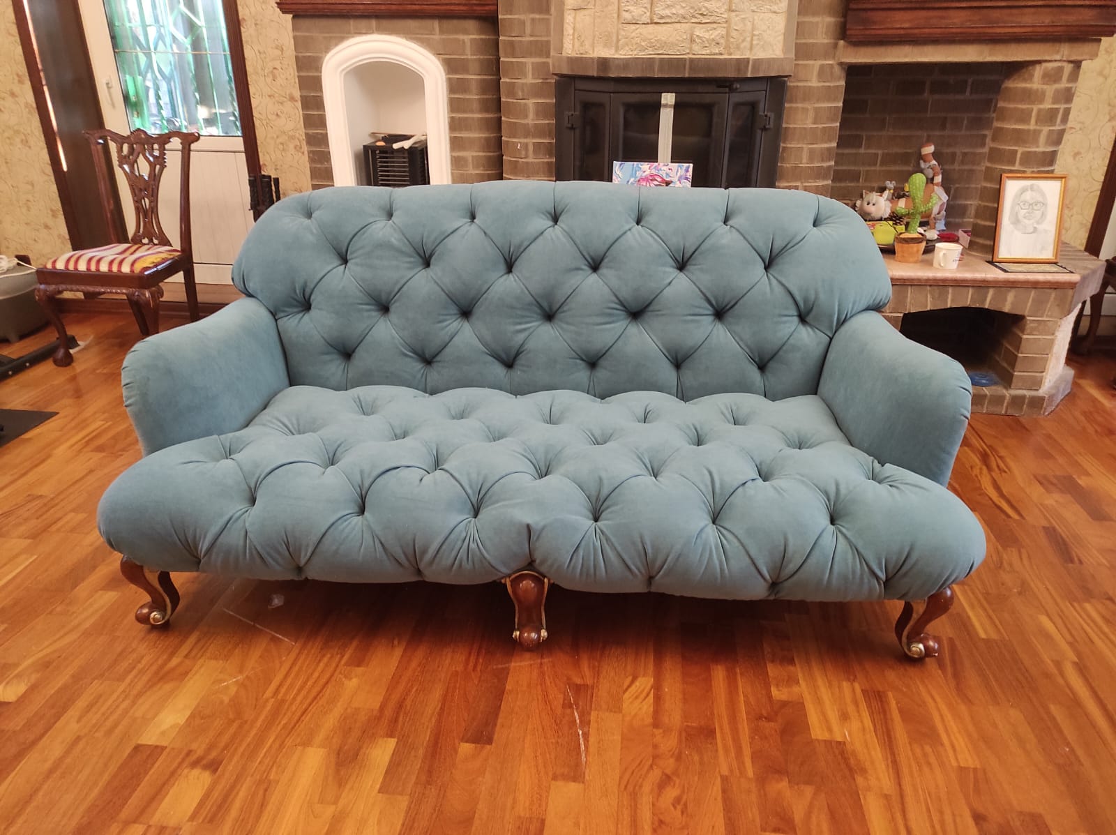 Обивка дивана. Каргополь