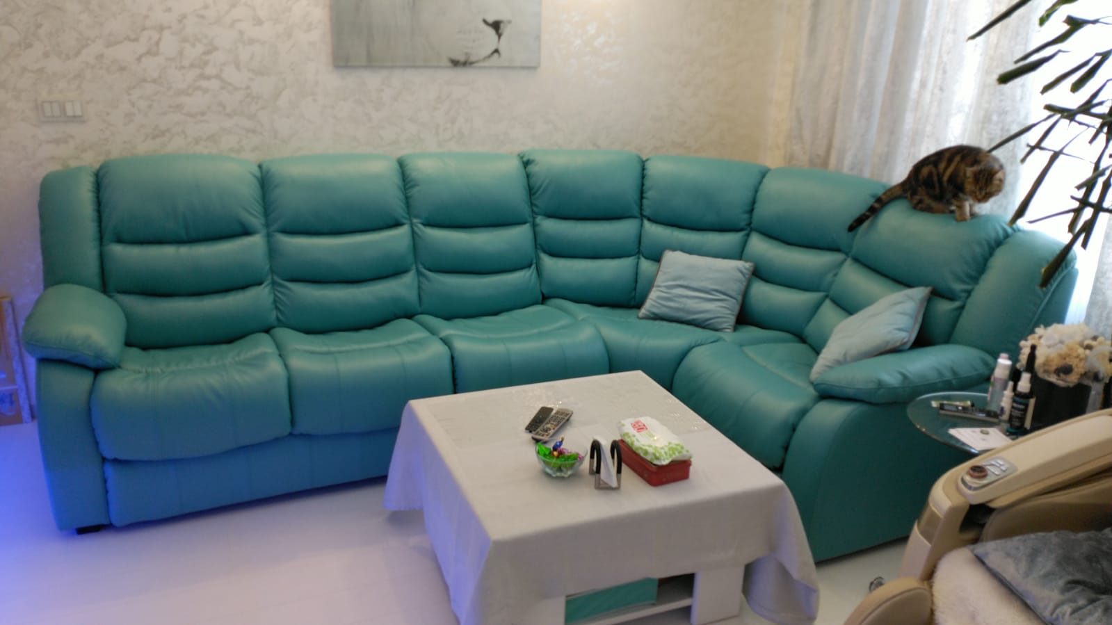 Перетяжка дивана на дому. Каргополь