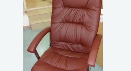 Обтяжка офисного кресла. Каргополь